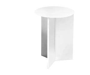 HAY Slit high side table Ø35 cm White