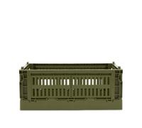 HAY Small Recycled Colour Crate Olive