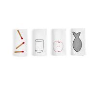 HAY Sobremesa linnen napkin 45x45 cm 4-pack White