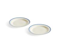 HAY Sobremesa plate Ø18.5 cm 2-pack Blue