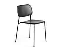 HAY Soft Edge 40 chair Black oak-black steel frame