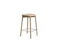 HAY Soft Edge 82 Bar Stool H65 Oak/Stainless Steel