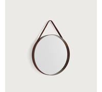 HAY Strap Mirror No 2 - 50cm Dark Brown One Size