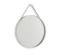 HAY Strap Mirror No 2 circular-design mirror - Grey OS