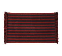 HAY - Stripes and Stripes Rug 52x95 cm, Cherry - Cherry