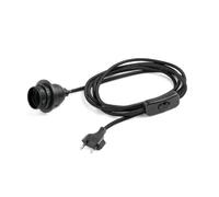 HAY Table Lamp Cable Cord Set 2.4m in Black 418982 (UK Plug Included)