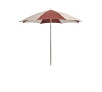 HAY Terrazza Octagon parasol Off-white-burgundy