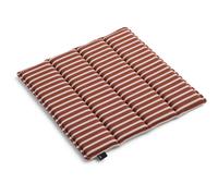 HAY - Terrazza Seat Cushion 40x40 cm, Terracotta Bold Stripe - Terracotta