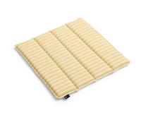 HAY - Terrazza Seat Cushion 40x40 cm, Yellow Bold Stripe - Yellow