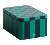 HAY - Tin Container Small, Green/Dark Blue - Green
