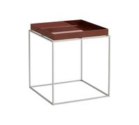 HAY - Tray Table Silicone 40x40 cm, Chocolate - Chocolate