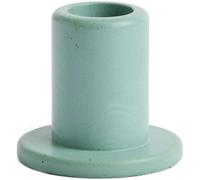 HAY - Tube Candle Holder Concrete, Emerald Green - Emerald Green