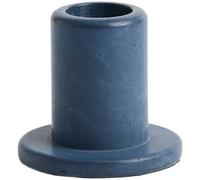 HAY - Tube Candle Holder Concrete, Midnight Blue - Midnight Blue