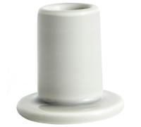 Hay Light Grey Tube Earthenware Candle Holder 5cm