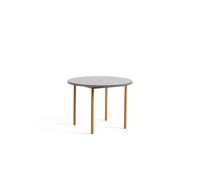HAY Two-Colour Dining Table Ø105 Ochre/Light Grey