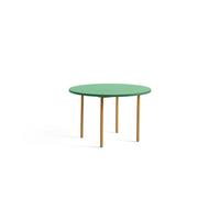 HAY Two-Colour Dining Table Ø120 Ochre/Green Mint