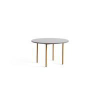 HAY Two-Colour Dining Table Ø120 Ochre/Light Grey