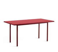 HAY Two-Colour Dining Table L160 Maroon red/Red