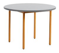 HAY - Two-Colour Table Ø105 cm, Light Grey / Ochre - Light Grey