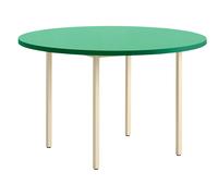 HAY - Two-Colour Table Ø120cm, Ivory / Green Mint - Ivory