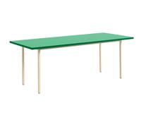 HAY - Two-Colour Table 200x90 cm, Ivory / Green Mint - Ivory