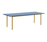 HAY - TwoColour Table 240x90 cm, Ochre / Blue - Blue