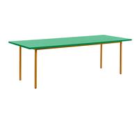 HAY - TwoColour Table 240x90 cm, Ochre / Green Mint - Ochre