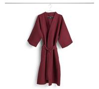 HAY - Waffle Bathrobe, Burgundy - Burgundy