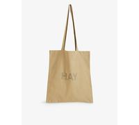 Hay Womens Hay Logo-Print Cotton Tote Bag Olive