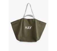 Hay Womens Olive Weekend Bag No 2 Organic-cotton Tote