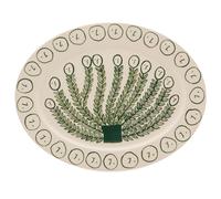 HAY x Emma Kohlmann La Pittura Oval Serving Platter Olive Grove One Size
