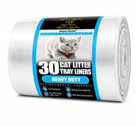 Haya Home Eco 30 XL Extra Large Heavy Duty Cat Litter Tray Liners on a roll 103 x 53 cm Claw Scratch Resistant Strong thick Cat Litter Box P
