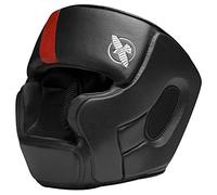 Hayabusa T3 Adjustable MMA Headgear - Black/Red, Large