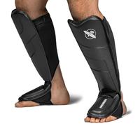 Hayabusa T3 Full - Back Shin Guards - Black, Large