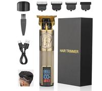 HayaHome - Hair Clippers for Men, Professional Hair Trimmer Barber Cordless Zero Gapped Hair Clippers with LCD Display, Mens Gifts Beard Trimmer T Liners Shavers Edgers Clipper for Hair Cutting