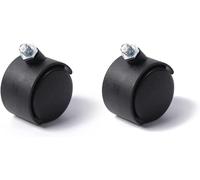 HAYAN 3 Pack Plant Caddy with Wheels 27cm Round Metal Potted Trolley Heavy Duty Movable Metal Plant Dolly for Indoor Outdoor Home Garden Tools (Wheels 2PCS)