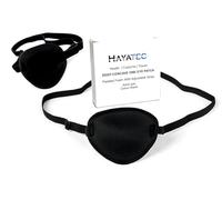 HAYATEC Concave Eye Patch Foam Groove Washable Eyeshades Adjust Strap Kids/Adult (Adult)