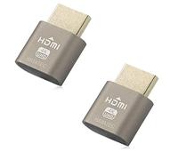 HDMI Dummy Plug Headless Ghost Display Emulator - Crypto Mining HDMI Display Adapter - DDC Plug Fit Headless 1920x1080 New generation@60Hz EDID (2)