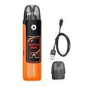 Hayati Pro Pod Vape Kit, 1.47 Inch TFT Intelligent Display, 3 Animated Modes, 2ml Side-Fill Cartridge Capacity, 1100mah Rechargeable Battery, No Nicotine Free (Quo-kka Colour)