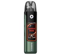 Hayati Quakka Pro Vape Kit - 1100mAh Rechargeable Battery, 2ml Refillable Pod, Adjustable Airflow, Type-C Charging - No Nicotine (Moss Green)