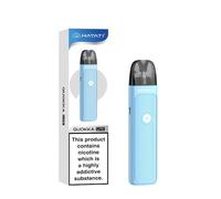 Hayati Quokka Lite Pod Vape Kit, 1100mAh Rechargeable Battery with Type-C Charging, Adjustable 12-22W Power, MTL & RDL Airflow, Haman 2ml Cartridge Capacity, 0mg Nicotine Free (Sky Blue)