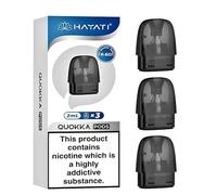 HAYATI Quokka Pod [0.6 ohm - Large] 3 Pack - COMPATIBLE WITH: Quokka Pro, Quokka Elite, and Quokka Lite Kits - Side-Fill, RDTL Vaping, Mesh Coil Build - Nicotine Free