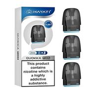 HAYATI Quokka Pod [1.2 ohm - Large] 3 Pack - COMPATIBLE WITH: Quokka Pro, Quokka Elite, and Quokka Lite Kits - Side-Fill, MTL Vaping, Mesh Coil Build - Nicotine Free
