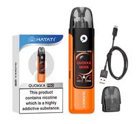 Hayati Quokka Pro Pod Vape Kit, 1100mAh Rechargeable Battery with 2A Fast Charging, 5-25W Output, 1.47″ TFT Smart Display, Haman Multiple Vaping Modes, Nicotine Free (Quokka Colour)