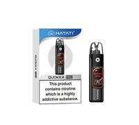 Hayati Quokka Pro Vape Kit, Smart Refillable Pod System with 1.47″ TFT Display, Type-C Fast Charging, Adjustable Wattage 5-25W, 1100mAh Battery, 2ml Cartridge Capacity, No Nicotine, (Onyx Black)