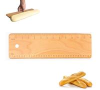 Hayaww 13" Baguette Transfer Peeler Sponge Cake Pan French Bread Mold Transfer Tool Reversible Trays Solid Tray Baking Tool for Baking French Bread (A)