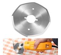 Hayaww 70 mm Electric Scissors Blade Replacement Rotary Blades Compatible with Cordless Electric Scissors Blades for Electric Cutter Fabric Cutter Electric Cutting Blades (A)
