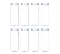 Hayaww 8 Pieces Transparent Coin Tube, Plastic Coin Container, Coin Collection Holder, Coin Tube, Made of Plastic, Commemorative Coin Tubes, Round Transparent Coin Tubes for 30 mm/1.18 in Coin