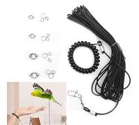 Hayaww Bird Leash, Parrot Harness, Pet Bird Activity Leash, Adjustable Flight Training Rope, 6 m (B)