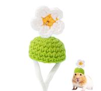 Hayaww Mini Hamster Hat Small Hats Handmade Small Animal Cute Mini Hats Handmade Lizard Head Strap (B)